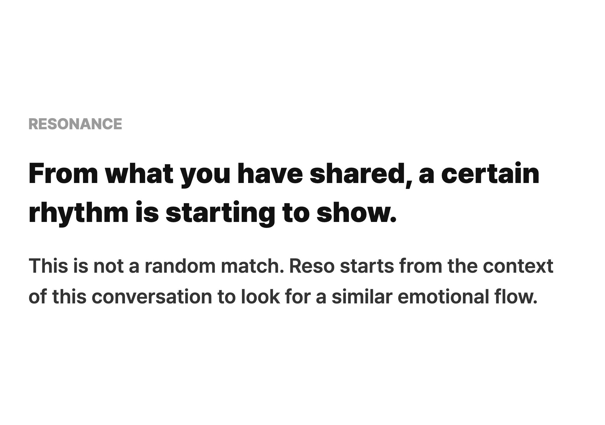 Guidance for finding someone through your conversations